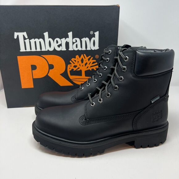 Timberland PRO 6IN Direct Attach Size Men's 10.5 Soft Toe WP/Insulated Work Boot - Picture 2 of 12
